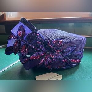 VINTAGE COUTURE PILL BOX CHURCH HAT *NEW*